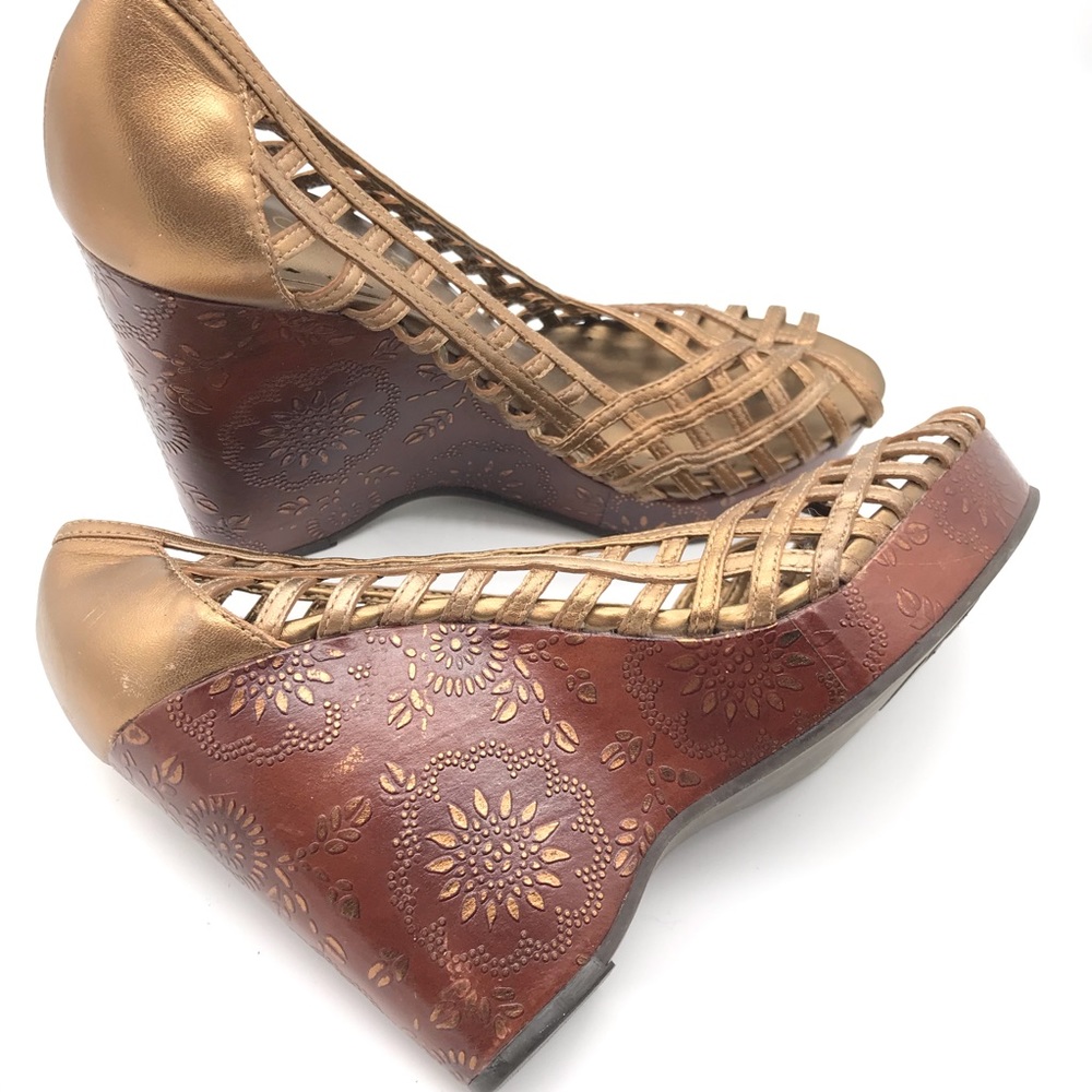 Bcbgirls Platforms Size 9.5 B Honey View 4